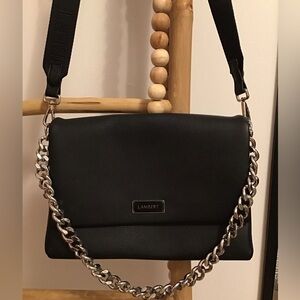 Lambert Valeria bag. Black pebble.